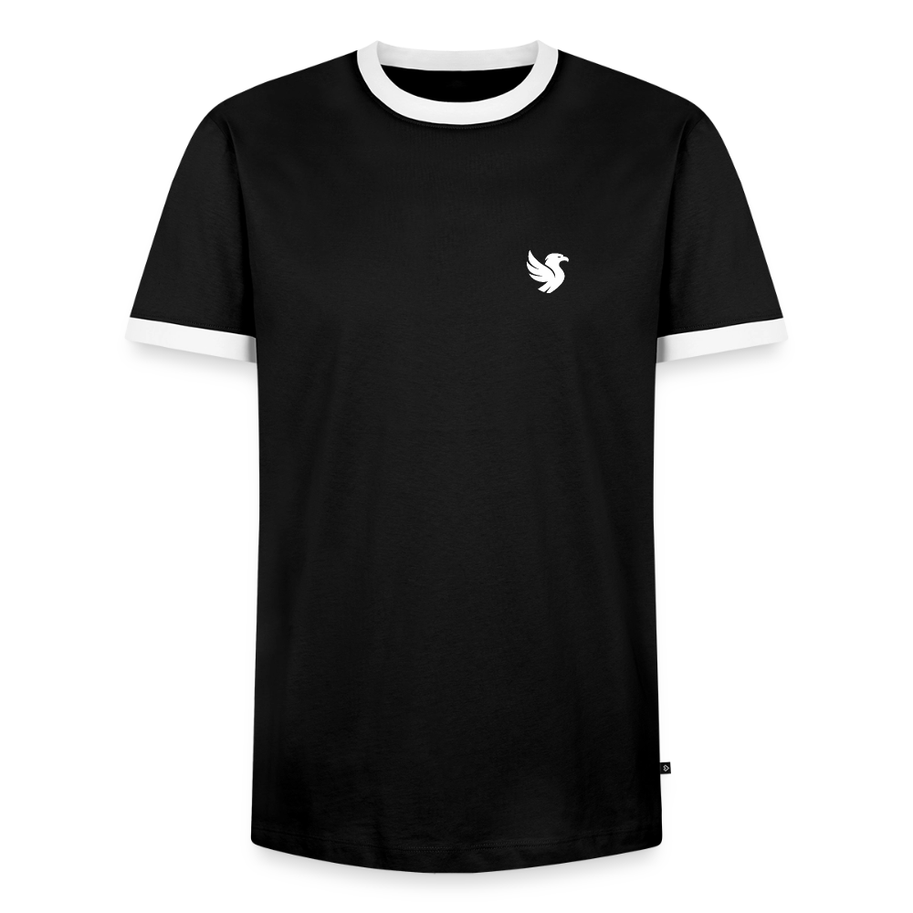 Velmont Ringer Tee (Ivory) - Schwarz/Weiß