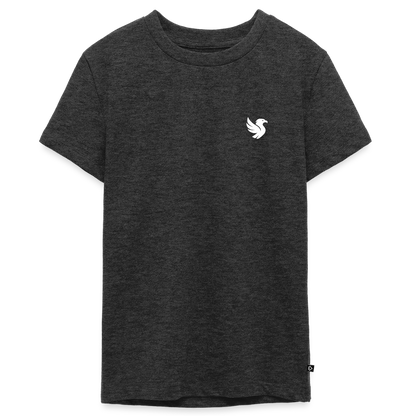 "Essential" Tee (Ivory) - Anthrazit meliert