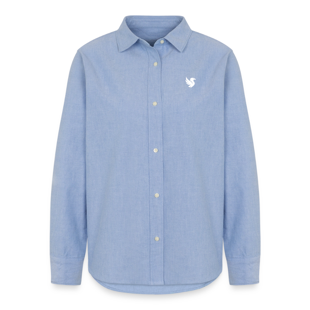 Élise Oxford (Ivory) - Carolina Blue