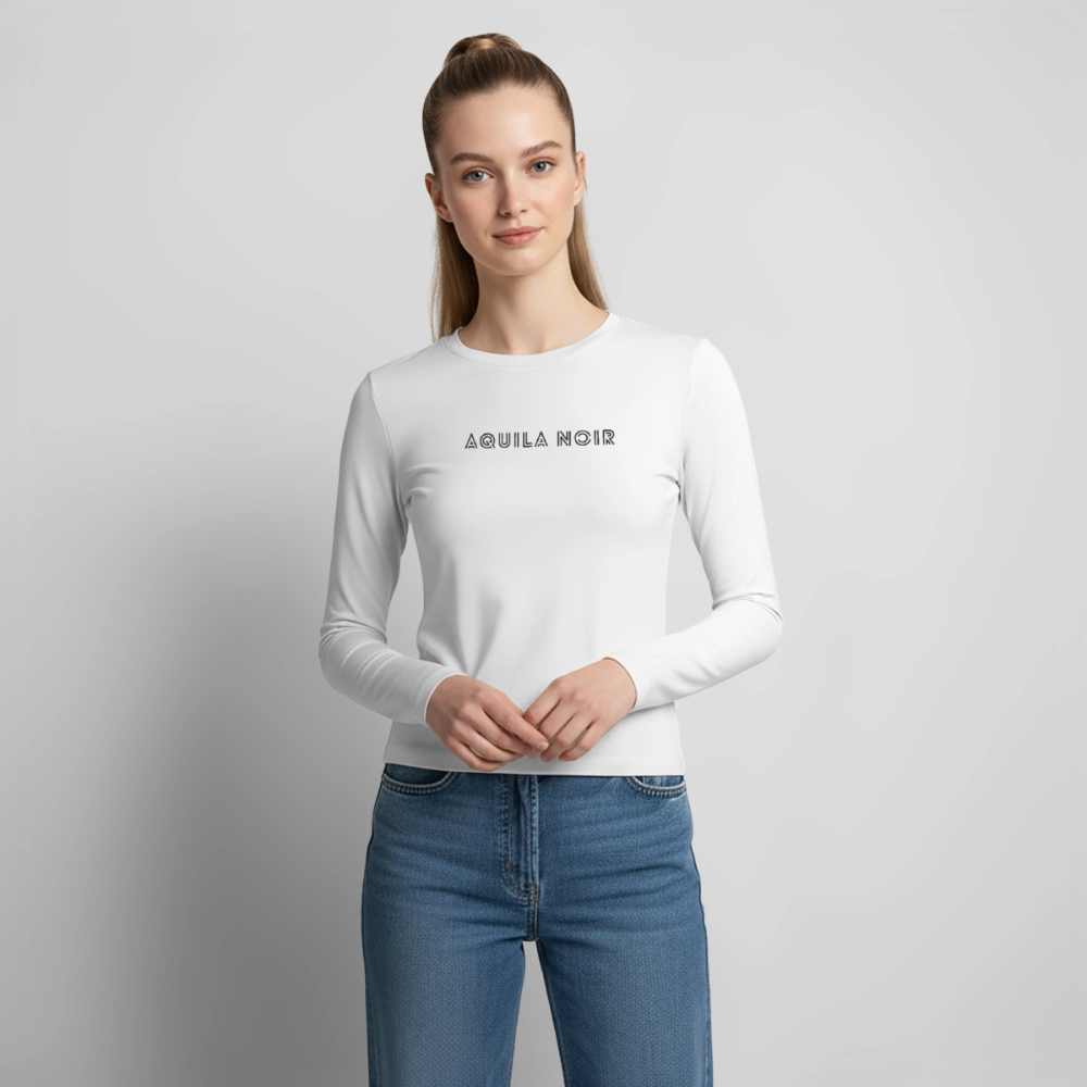 Aura Cropped LS (Onyx) - Weiß