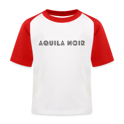 Vintage Baseball Tee - Weiß/Rot