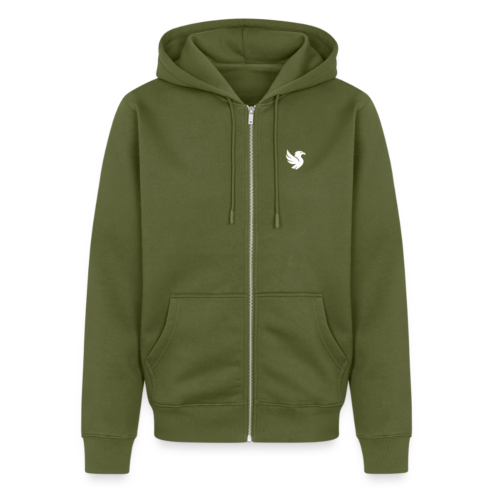 Maison Zip Hoodie (Ivory) - Khaki