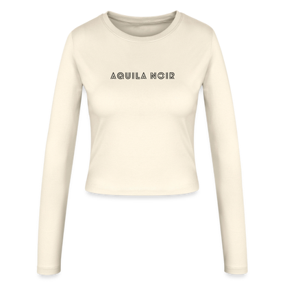 Aura Cropped LS (Onyx) - Creme