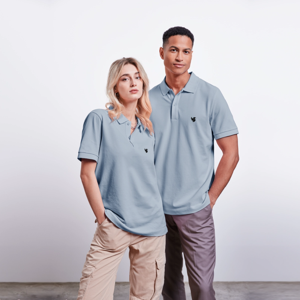 Omnia Piqué Polo (Onyx) - sky Blue