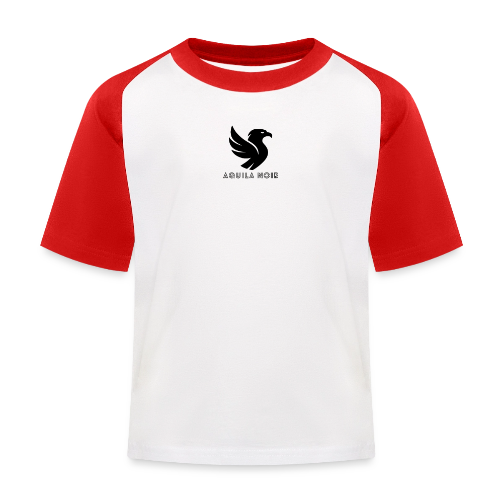 Vintage Raglan Jr. - Weiß/Rot