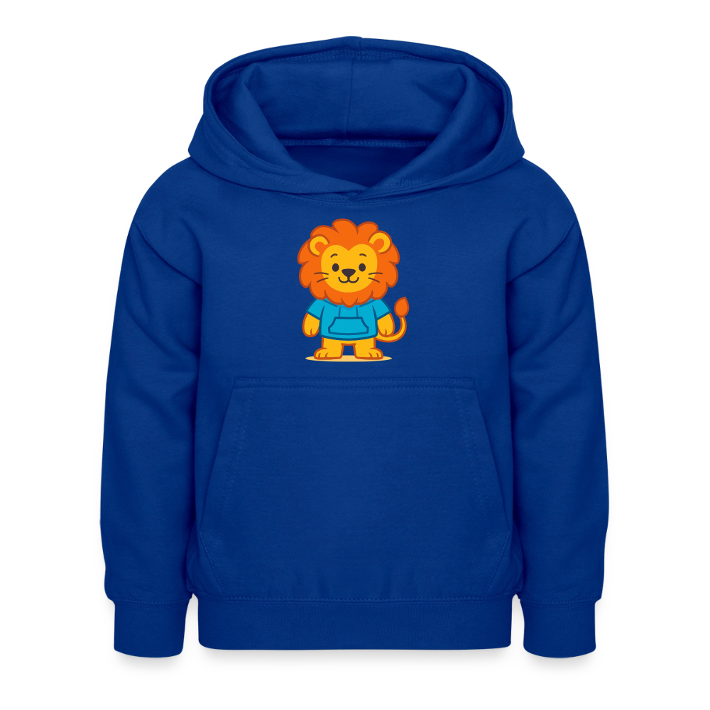 Lion Kids Hoodie - Royalblau