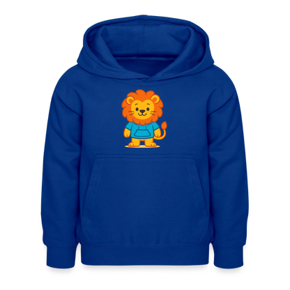 Lion Kids Hoodie - Royalblau
