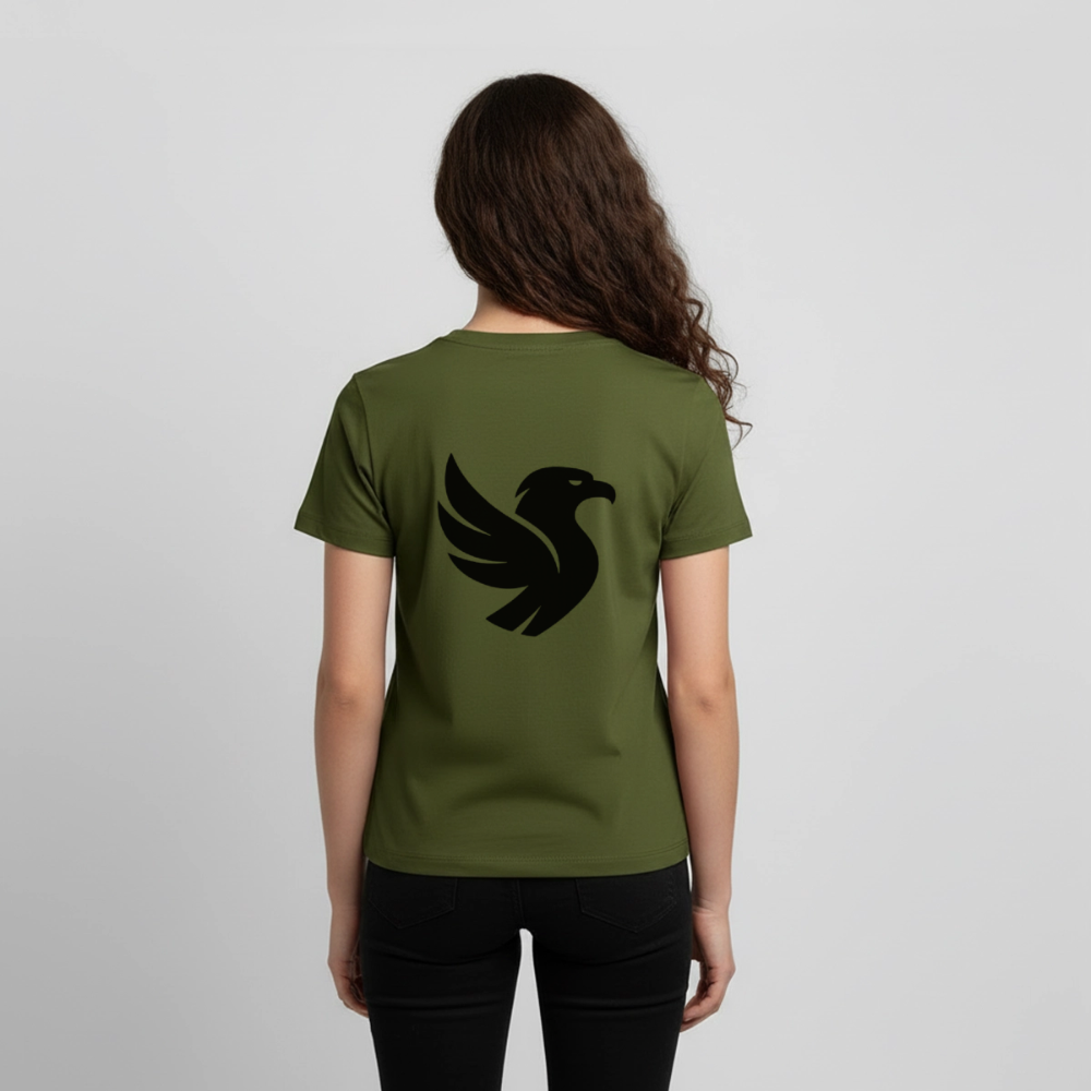 "Big Bird" Backprint Tee - Khaki
