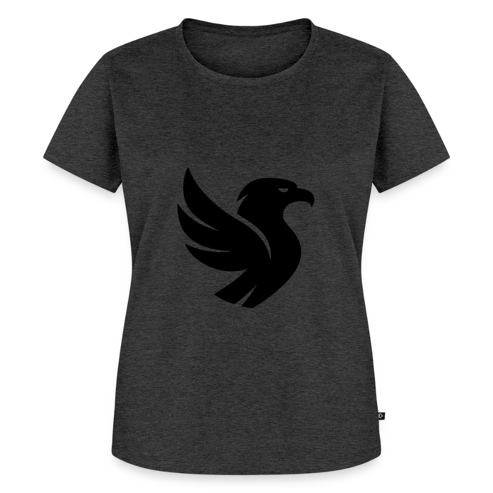 L’Aigle Statement Tee (Onyx) - Anthrazit meliert