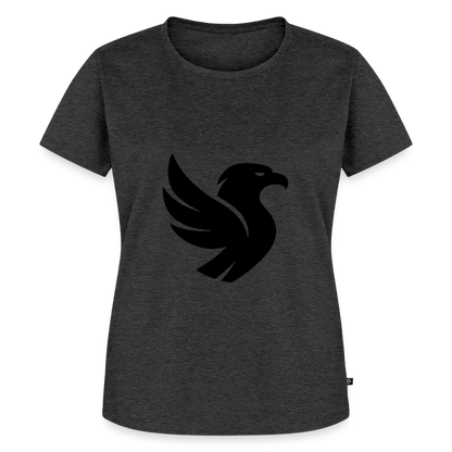 L’Aigle Statement Tee (Onyx) - Anthrazit meliert
