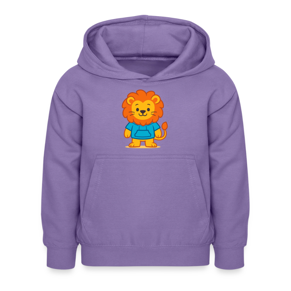 Lion Kids Hoodie - Lavendel