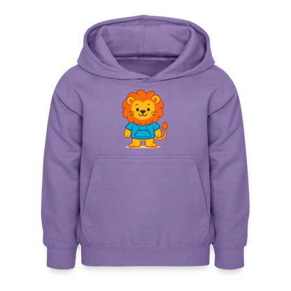 Lion Kids Hoodie - Lavendel