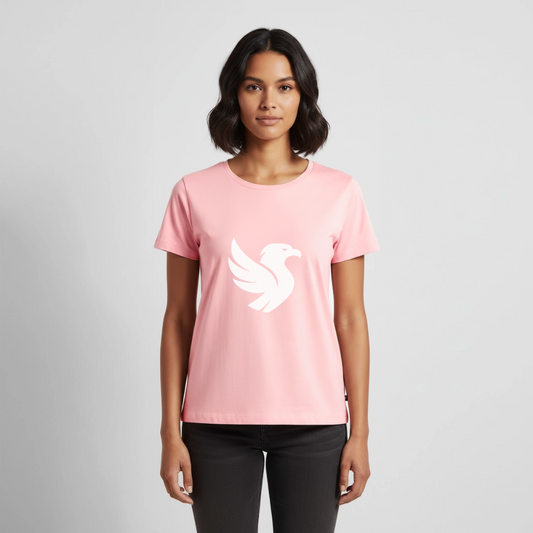L’Aigle Statement Tee (Ivory) - Rosa