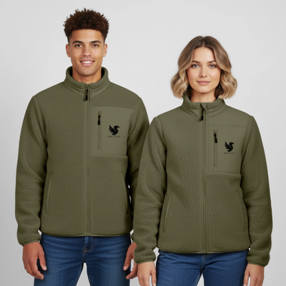 Ridge Fleece Jacket (Onyx) - Khaki