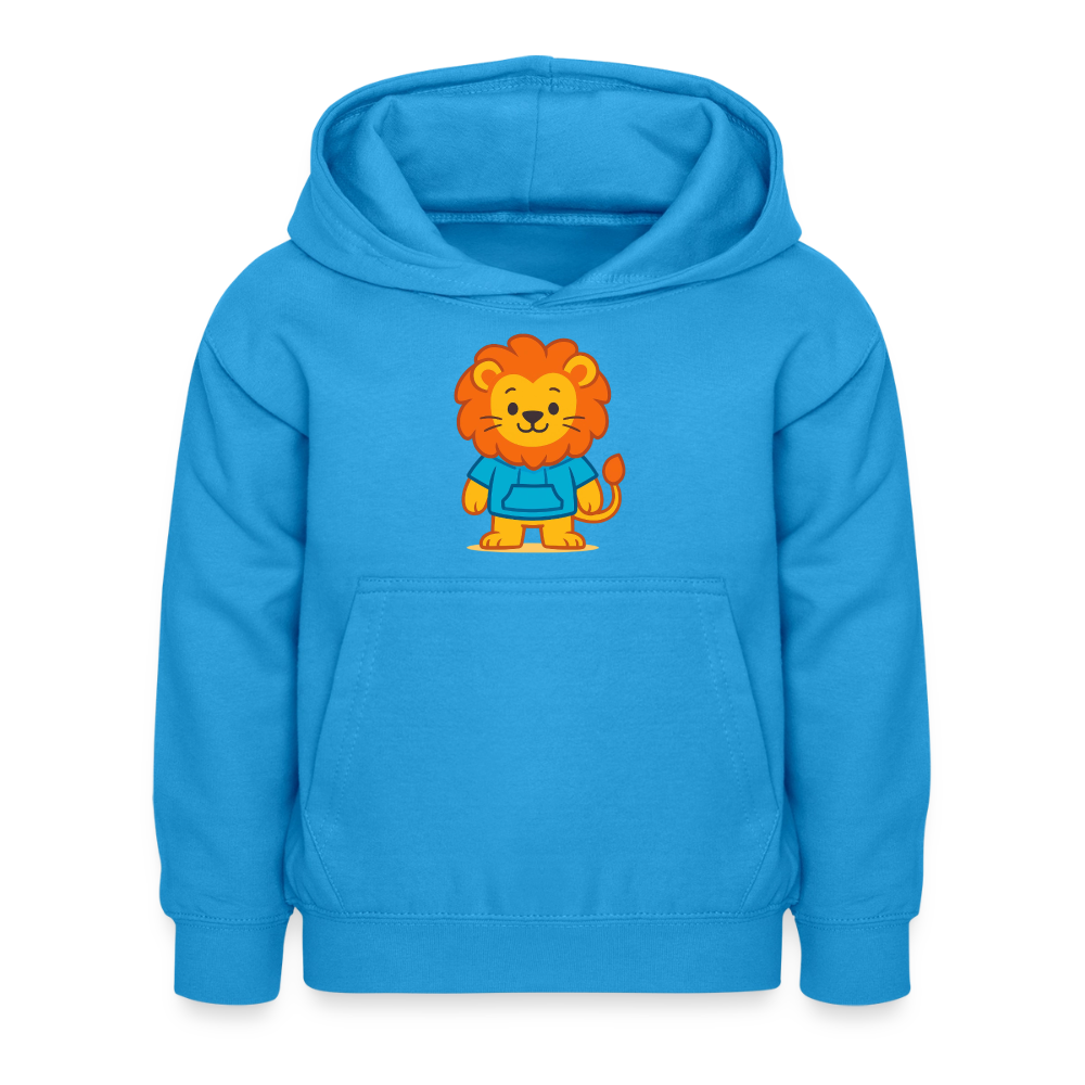 Lion Kids Hoodie - Meeresblau