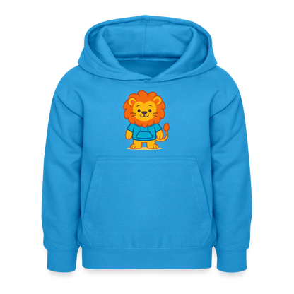 Lion Kids Hoodie - Meeresblau