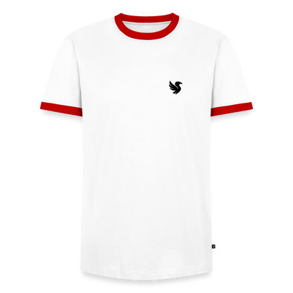 Velmont Ringer Tee (Onyx) - Weiß/Rot 