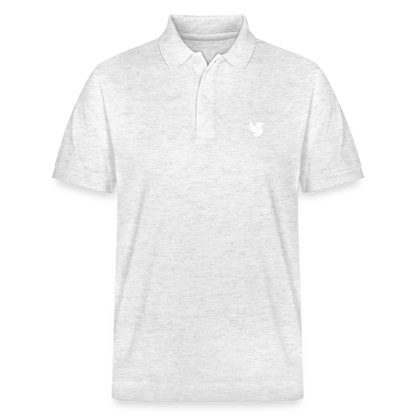 Omnia Piqué Polo (Ivory) - Weiß meliert