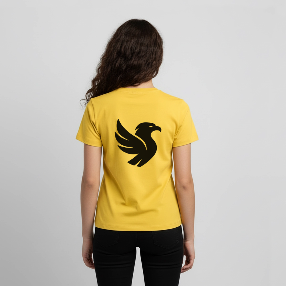 "Big Bird" Backprint Tee - Sonnengelb