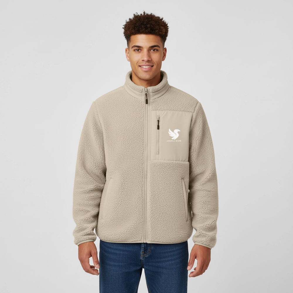 Ridge Fleece Jacket (Ivory) - Beige