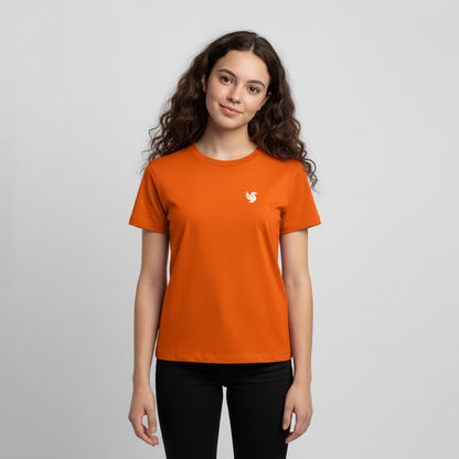 "Essential" Tee (Ivory) - Orange 