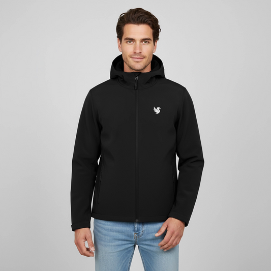 Alpine Tech Jacket (Ivory) - Schwarz