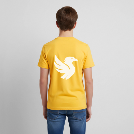 "Big Bird" Backprint Tee - Sonnengelb