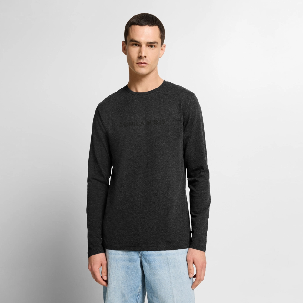 Foundation Longsleeve (Onyx) - Anthrazit meliert