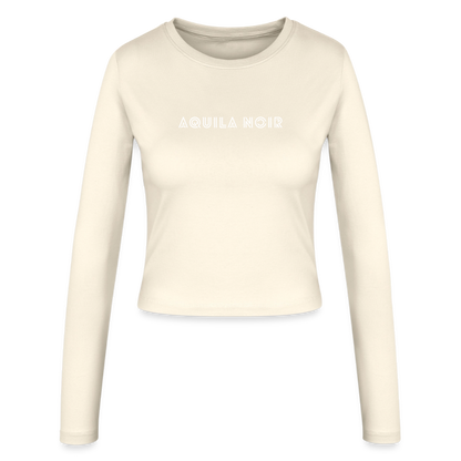 Aura Cropped LS (Ivory) - Creme