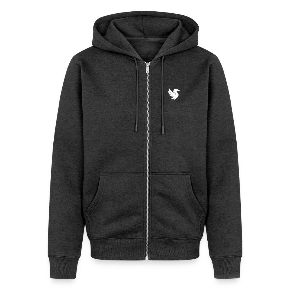 Maison Zip Hoodie (Ivory) - Anthrazit meliert