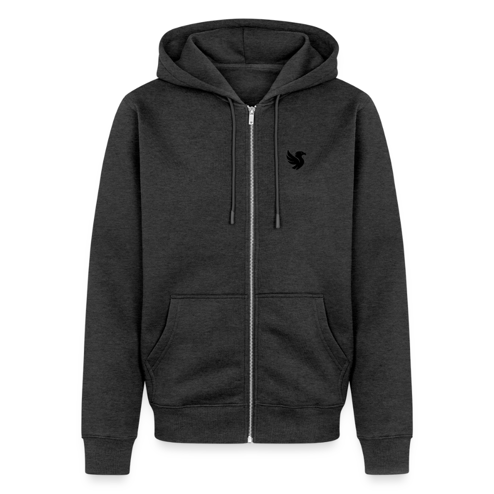 Maison Zip Hoodie (Onyx) - Anthrazit meliert