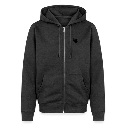 Maison Zip Hoodie (Onyx) - Anthrazit meliert
