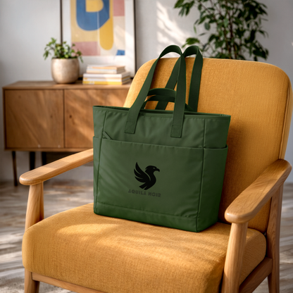 Voyage Tote (Onyx) - Tannengrün