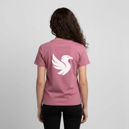 "Big Bird" Backprint Tee - Mauve