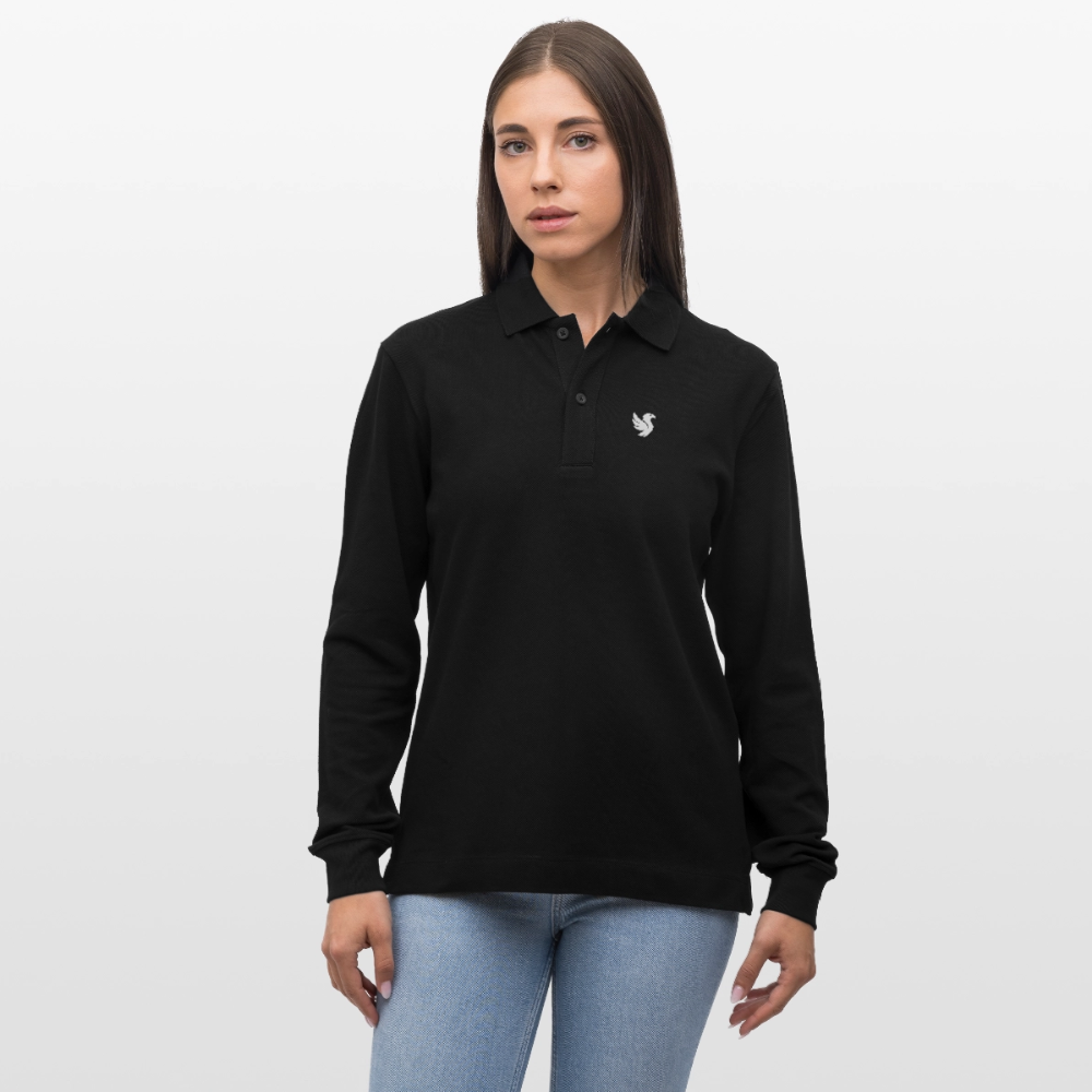 Riviera Piqué Polo (Ivory) - Schwarz