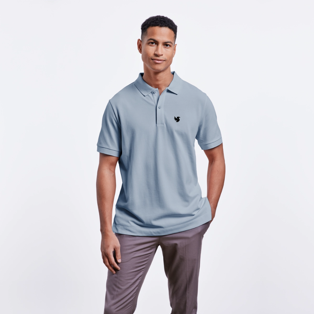 Omnia Piqué Polo (Onyx) - sky Blue