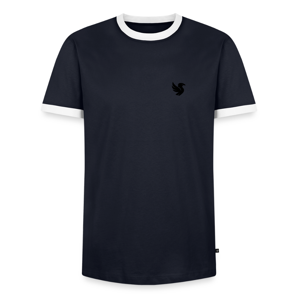 Velmont Ringer Tee (Onyx) - Navy/Weiß 