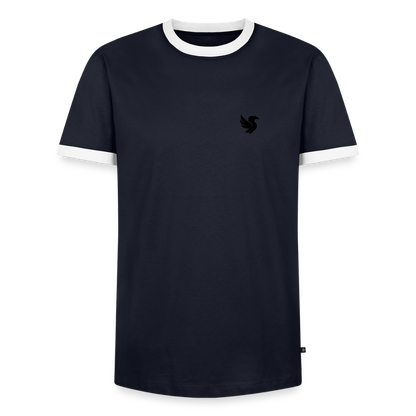 Velmont Ringer Tee (Onyx) - Navy/Weiß 