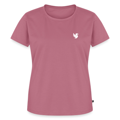 Élise Premium Tee (Ivory) - Mauve