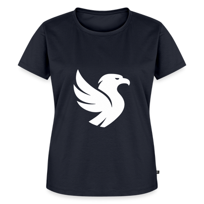 L’Aigle Statement Tee (Ivory) - Navy