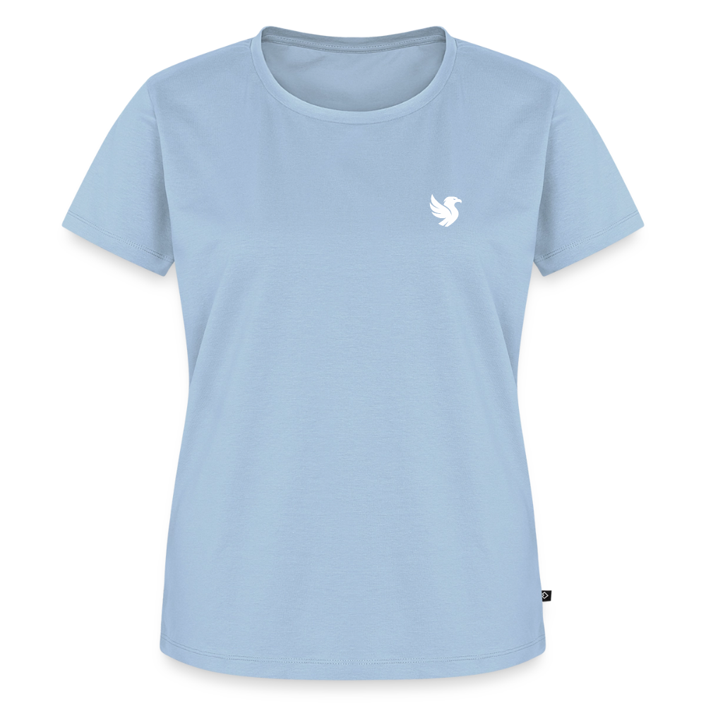 Élise Premium Tee (Ivory) - Hellblau
