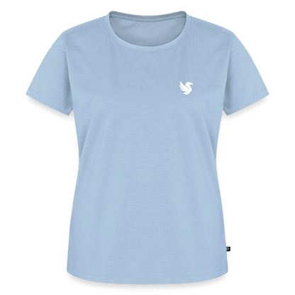 Élise Premium Tee (Ivory) - Hellblau
