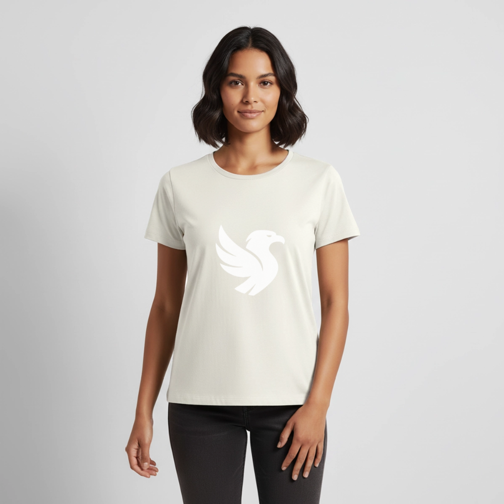 L’Aigle Statement Tee (Ivory) - Naturweiß