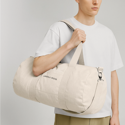 Aero Canvas Bag (Onyx) - Naturweiß