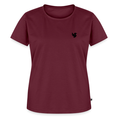 Élise Premium Tee (Onyx) - Burgunderrot