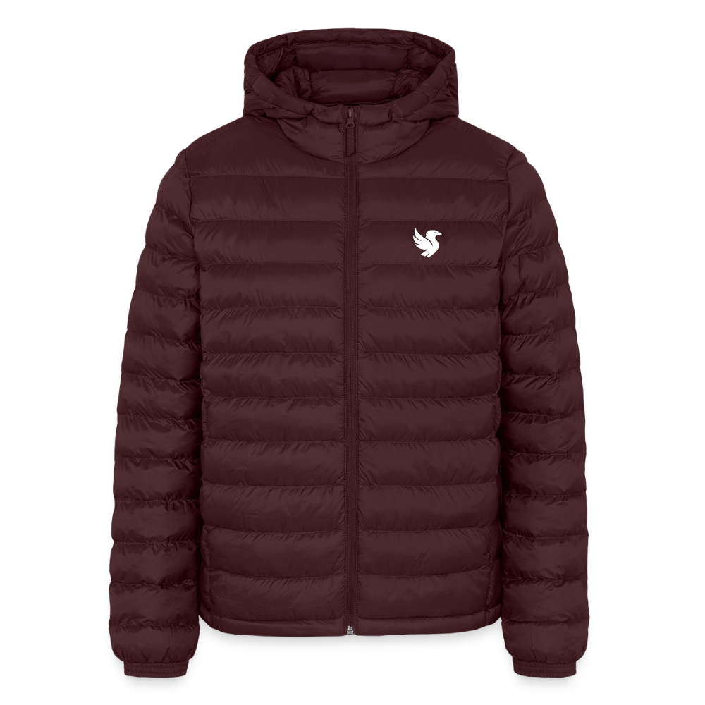 The Horizon Puffer (Ivory) - Maroon