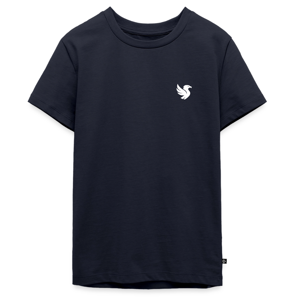 "Essential" Tee (Ivory) - Navy