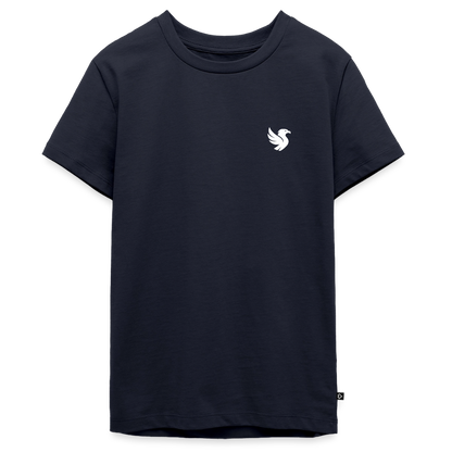 "Essential" Tee (Ivory) - Navy