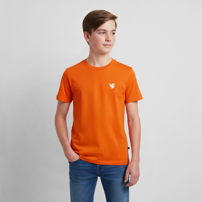 "Essential" Tee (Ivory) - Orange 