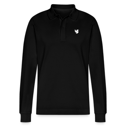 Riviera Piqué Polo (Ivory) - Schwarz